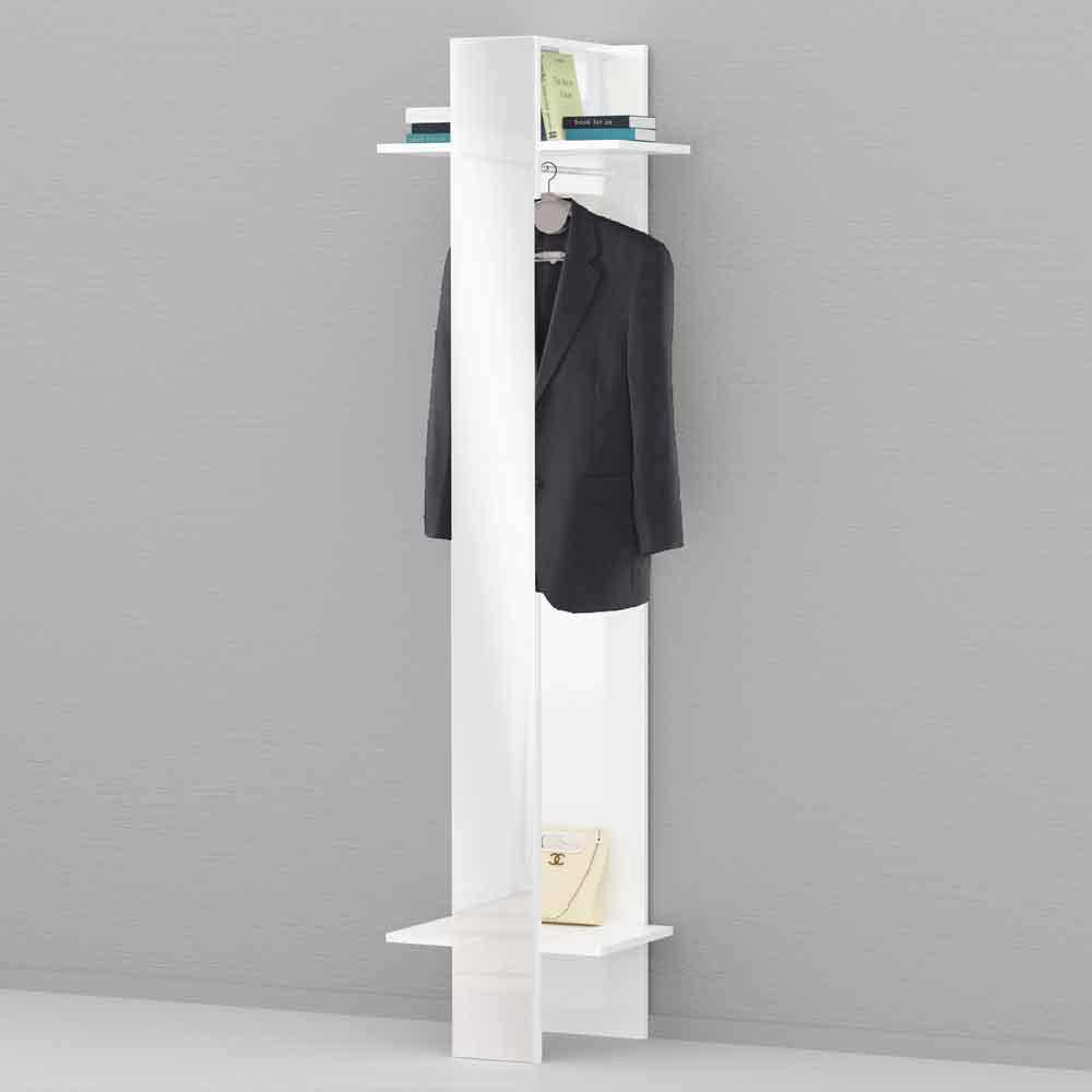 Killington High Gloss Coat Stand In White