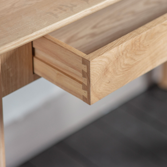 Kinghamia Wooden Laptop Desk With 1 Drawer In Oak_4