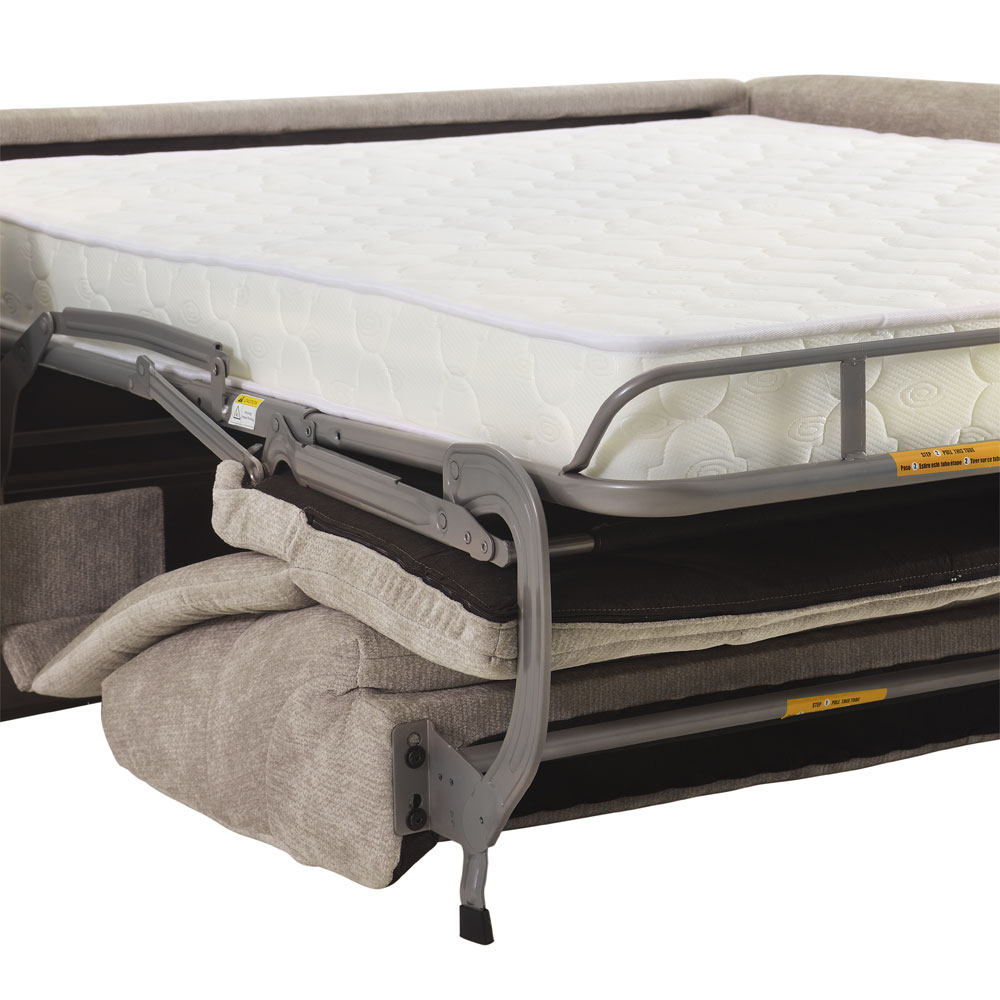 Kingsley Fabric 2.5 Seater Sofa Bed in Beige