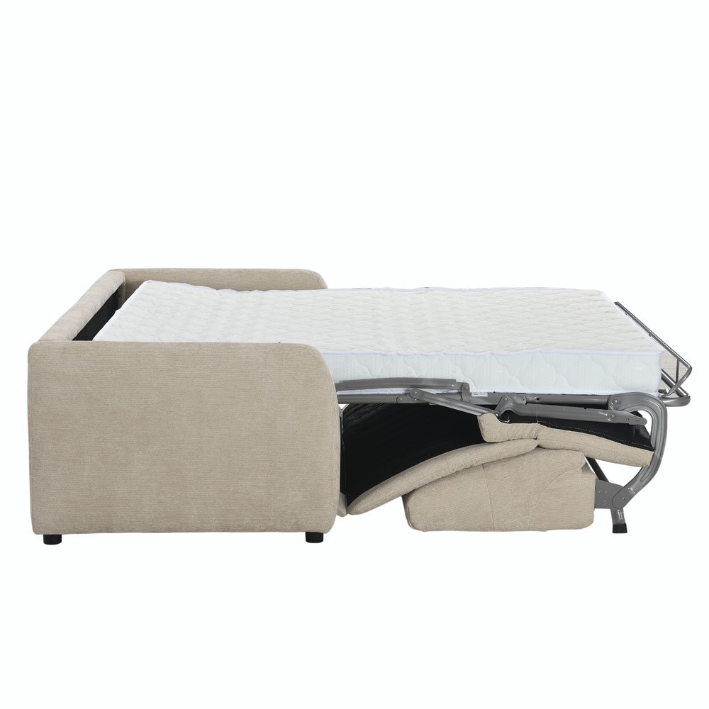 Kingsley Fabric 2.5 Seater Sofa Bed in Beige