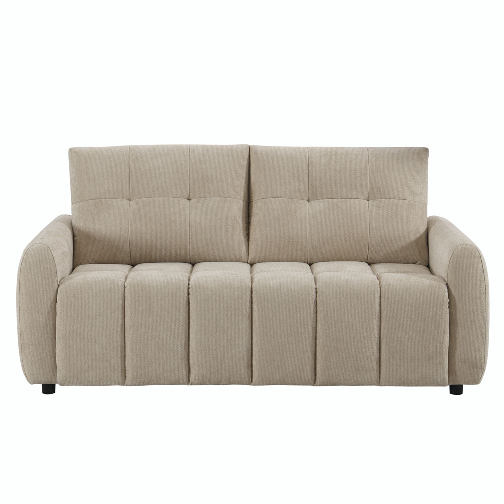 Kingsley Fabric 2.5 Seater Sofa Bed in Beige