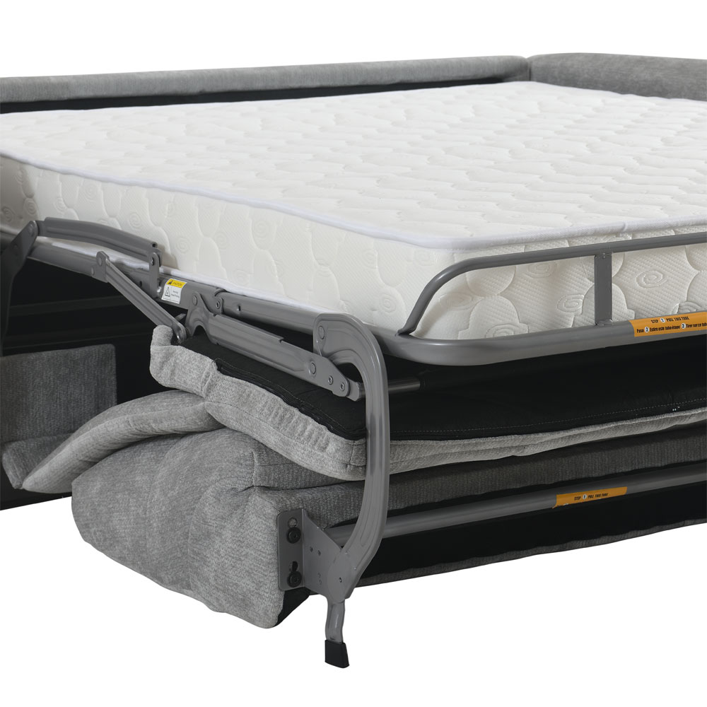 Kingsley Fabric 2.5 Seater Sofa Bed in Grey