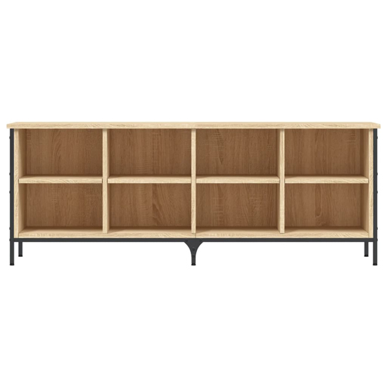Kinsley Shoe Storage Cabinet With 8 Compartments In Sonoma Oak