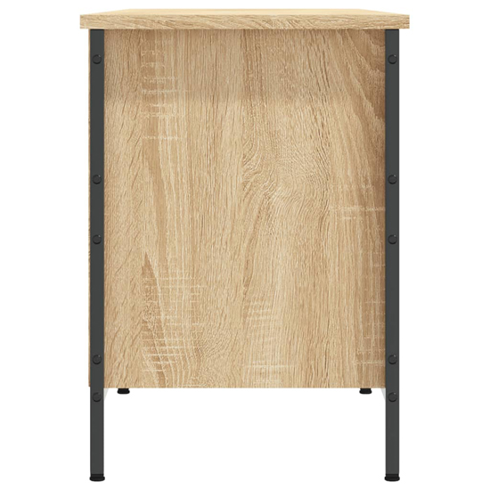 Kinsley Shoe Storage Cabinet With 8 Compartments In Sonoma Oak