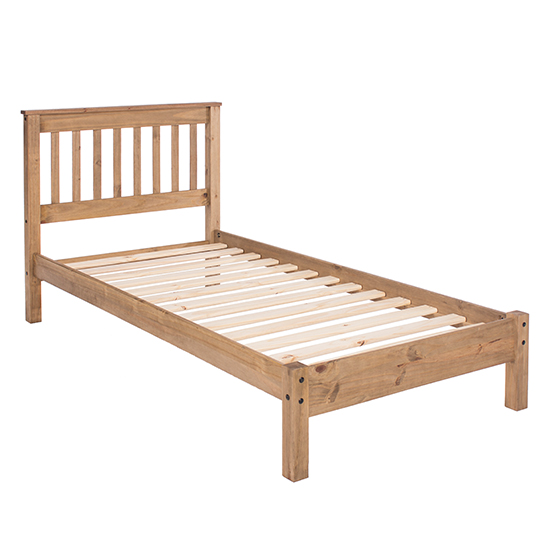 Kang Wooden Low End Single Bed In Oak