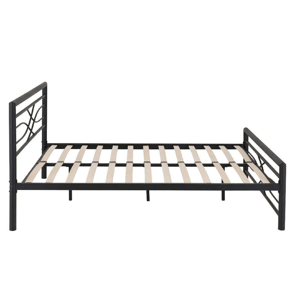 Kira Metal King Size Bed In Black