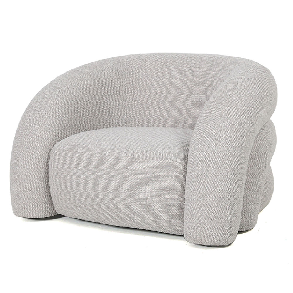 Kireva Polyester Armchair in Beige