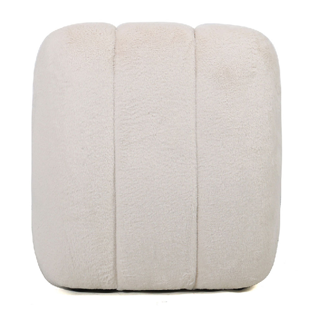 Kireva Polyester Armchair in Cream