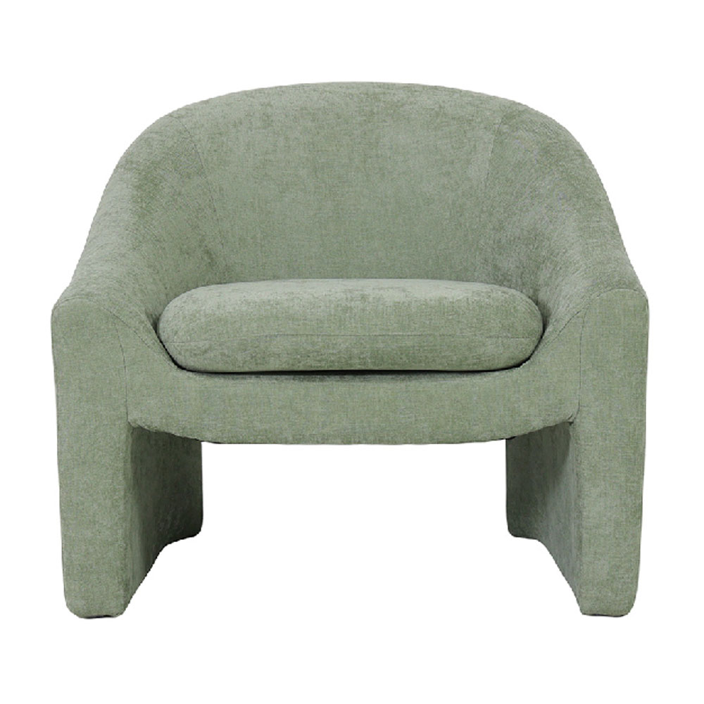 Kireva Polyester Armchair in Green