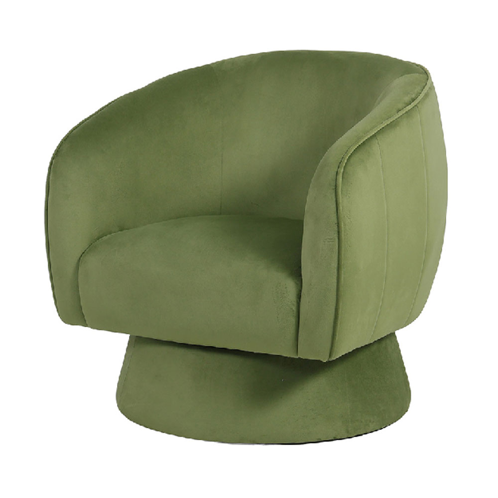 Kireva Velvet Armchair in Green