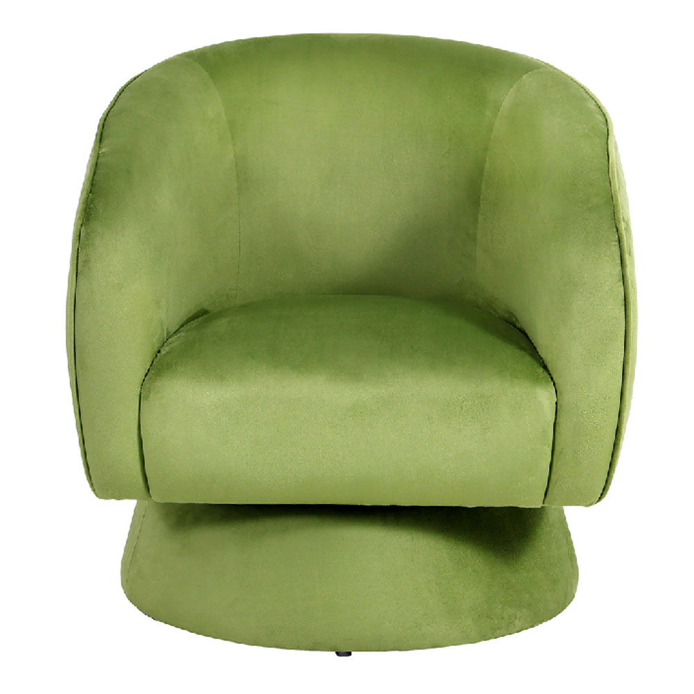 Kireva Velvet Armchair in Green