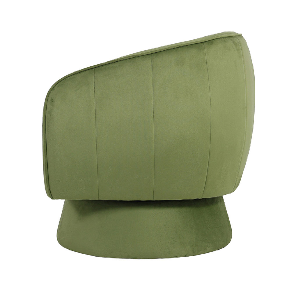 Kireva Velvet Armchair in Green