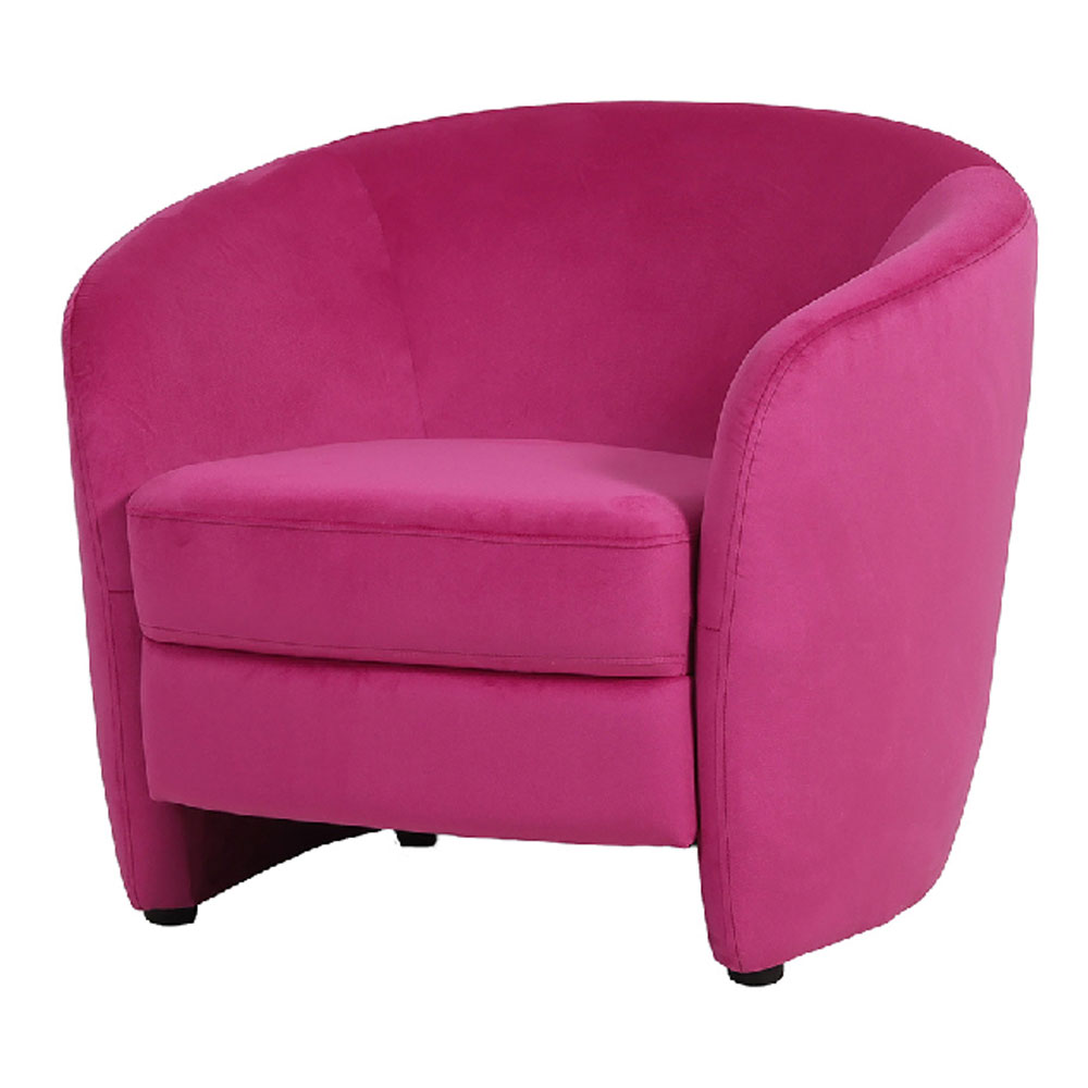 Kireva Velvet Armchair in Pink