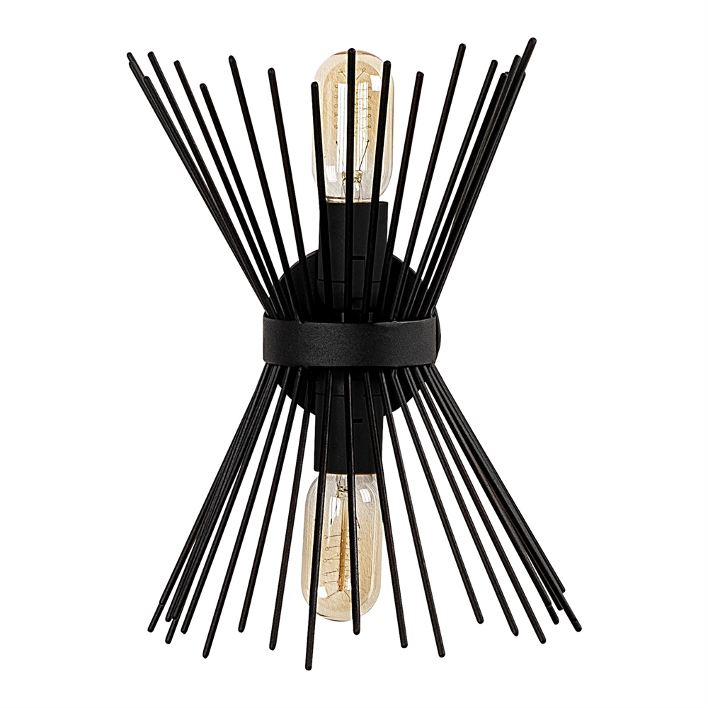 Kirpi Metal Wall Light in Black