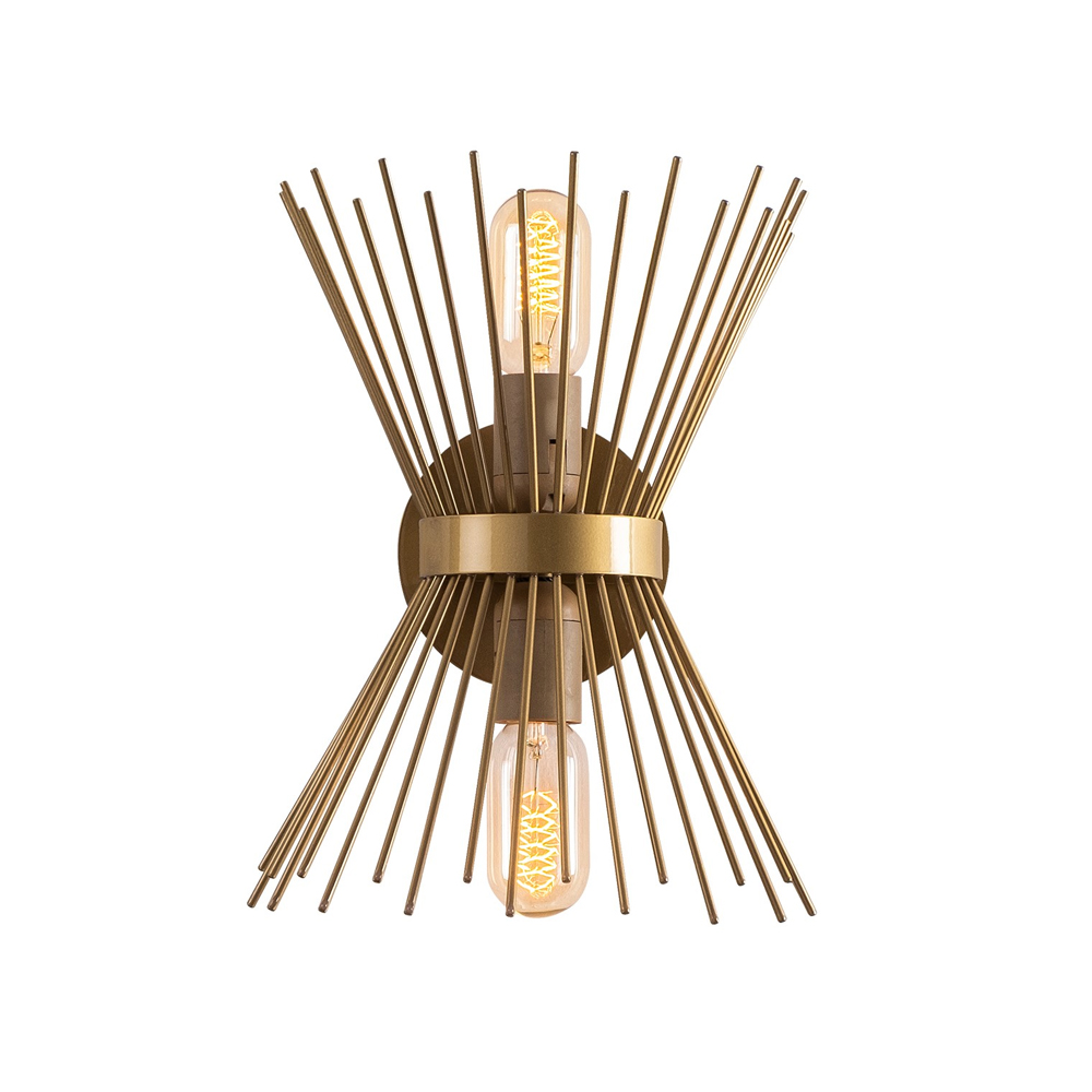 Kirpi Metal Wall Light in Gold