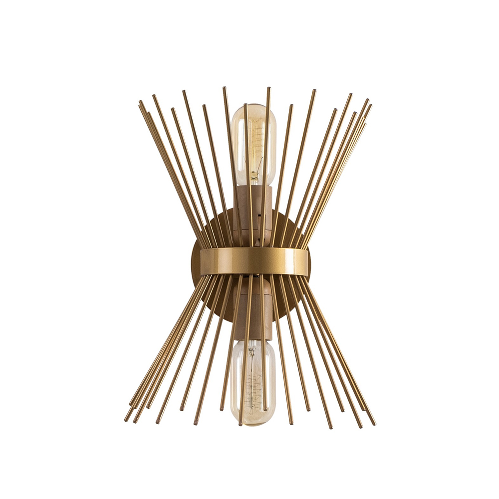 Kirpi Metal Wall Light in Gold