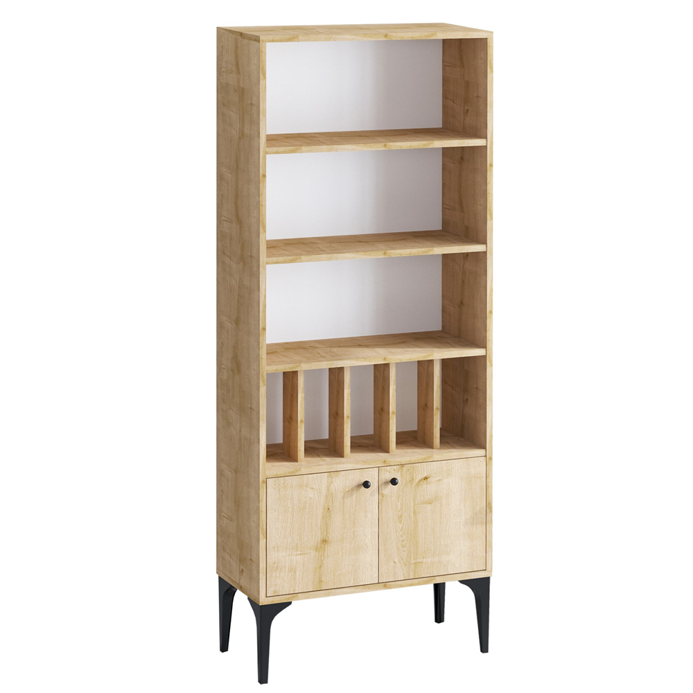 Kiyora Wooden Storage Furniture with 2 Doors in Sapphire Oak
