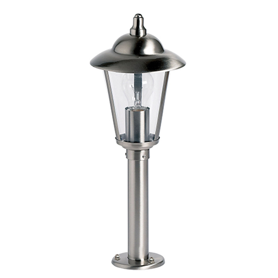 Read more about Klien outdoor clear shade post in polished stainless steel