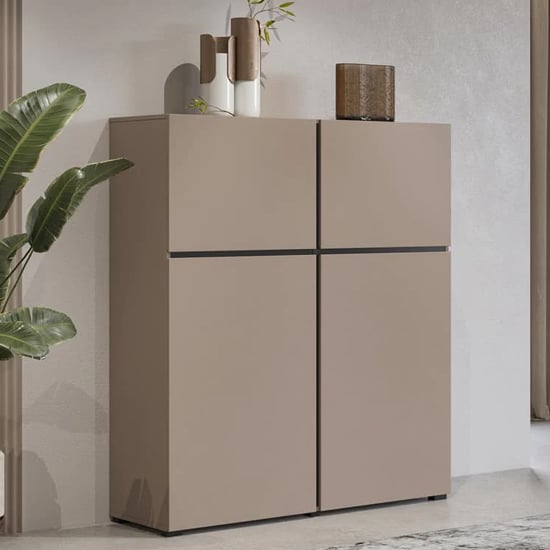 Read more about Kodak wooden highboard with 4 doors in congo