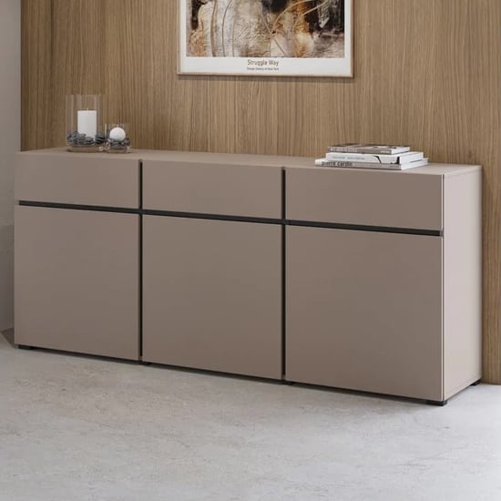 Read more about Kodak wooden sideboard with 3 doors 3 drawers in congo