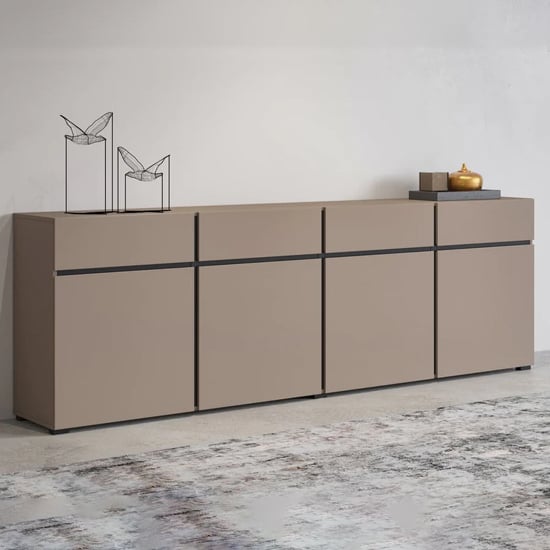 Read more about Kodak wooden sideboard with 4 doors 4 drawers in congo
