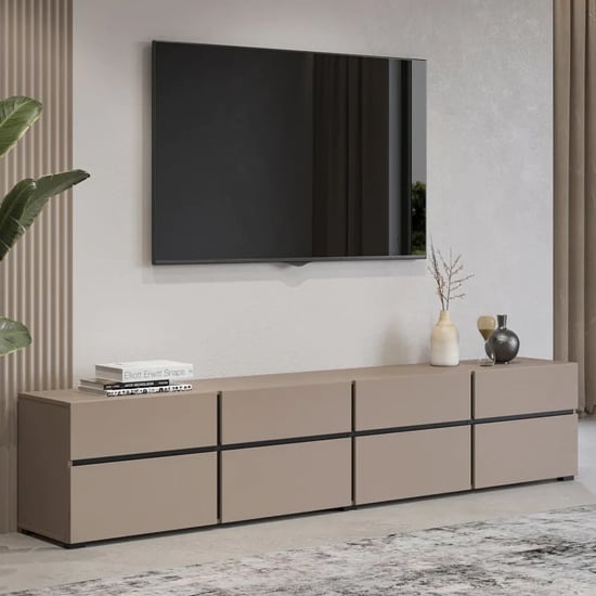 Product photograph of Kodak Wooden Tv Stand With 4 Doors 4 Drawers In Congo from Furniture in Fashion
