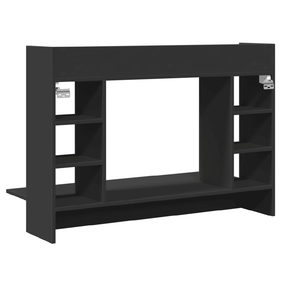 Kodak Wooden Wall Mounted Laptop Desk In Black
