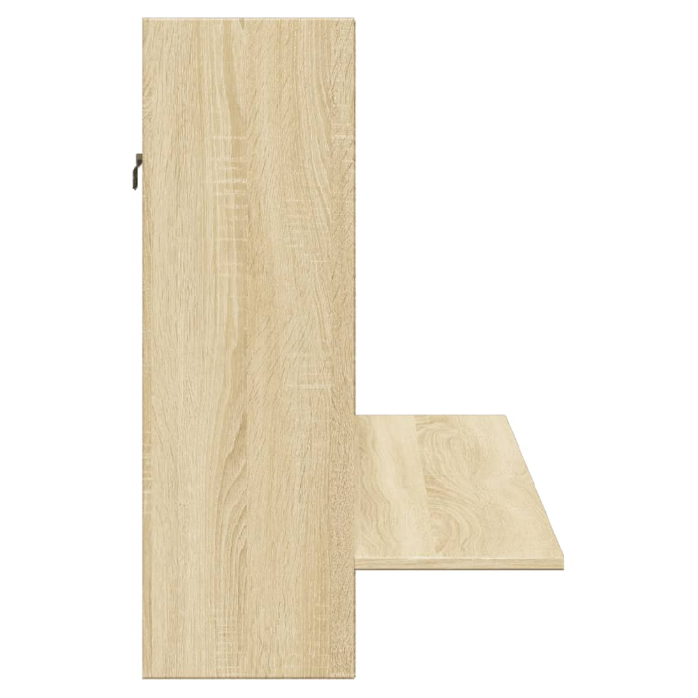 Kodak Wooden Wall Mounted Laptop Desk In Sonoma Oak