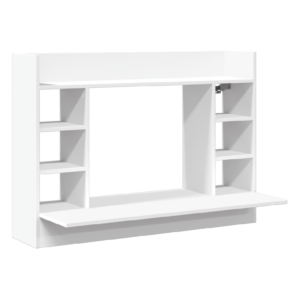 Kodak Wooden Wall Mounted Laptop Desk In White