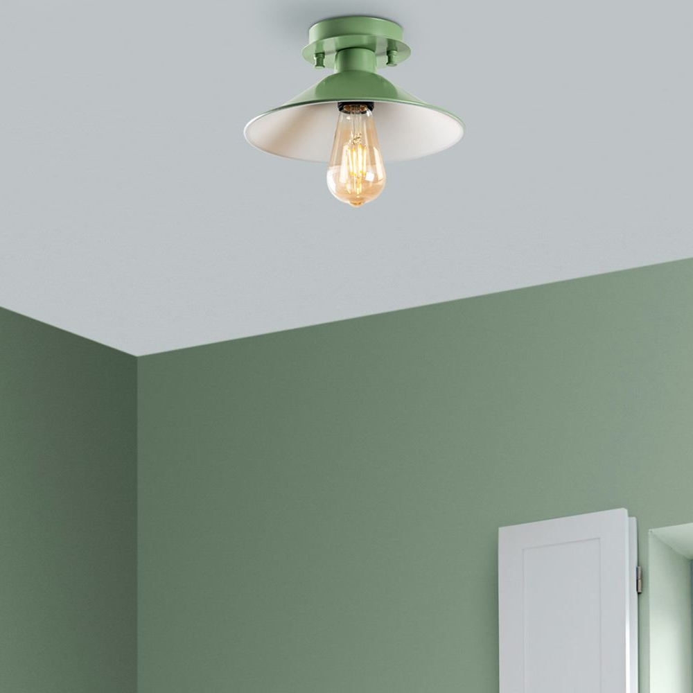 Konik Metal Ceiling Light in Mint