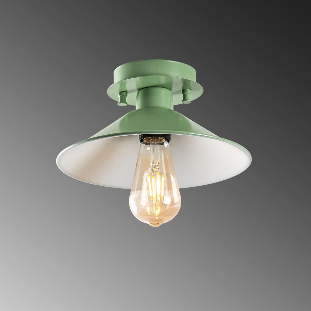 Konik Metal Ceiling Light in Mint