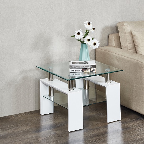 White Gloss Coffee Table Wooden Legs Coffee Table Design Ideas