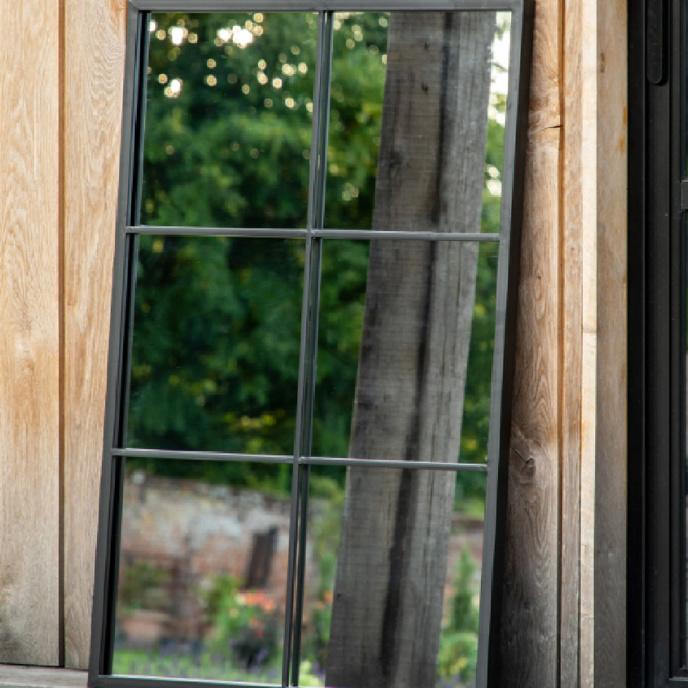 Kontron Outdoor Mirror In Black Frame