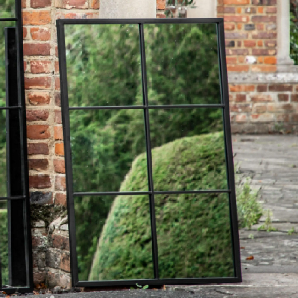 Kontron Outdoor Mirror In Black Frame