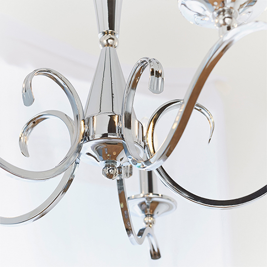Kora 5 Lights Ceiling Pendant Light In Chrome