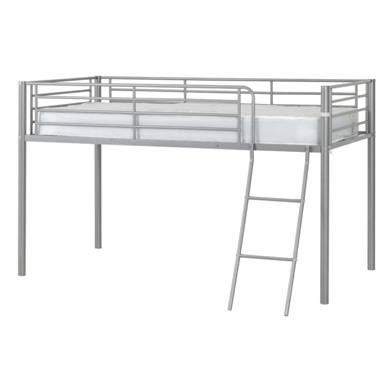 Kyoto Metal Mid Sleeper Bunk Bed In Silver