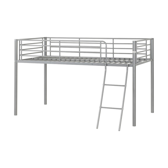 Kyoto Metal Mid Sleeper Bunk Bed In Silver
