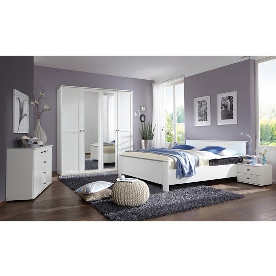 Krefeld Wooden Single Bed In White_3