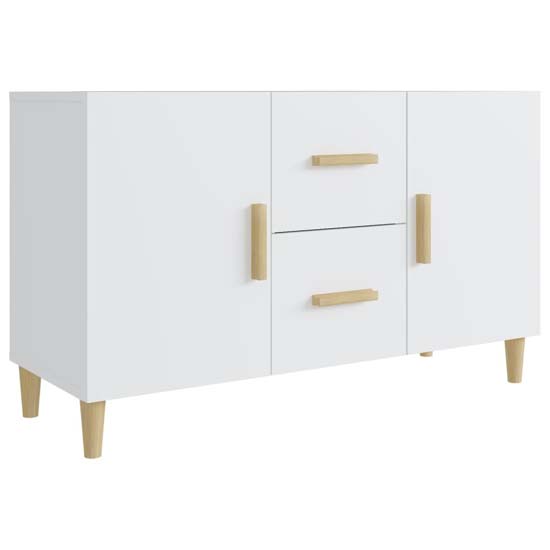 Krefeld Wooden Sideboard 2 Doors 2 Drawers In White