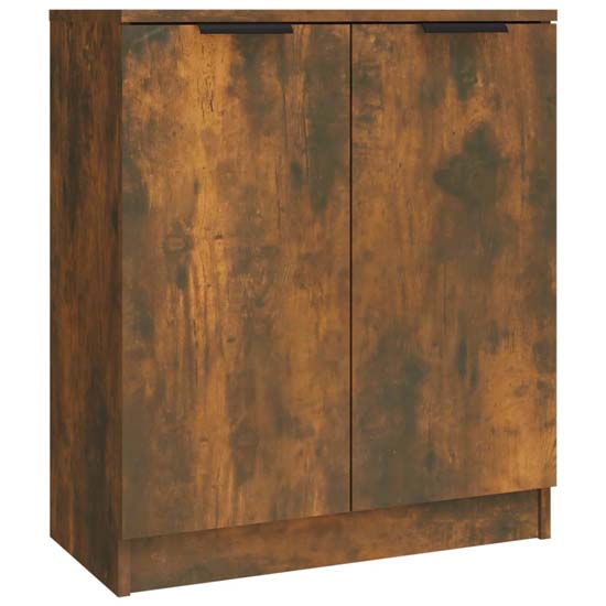 Krefeld Wooden Sideboard With 6 Doors In Smoked Oak