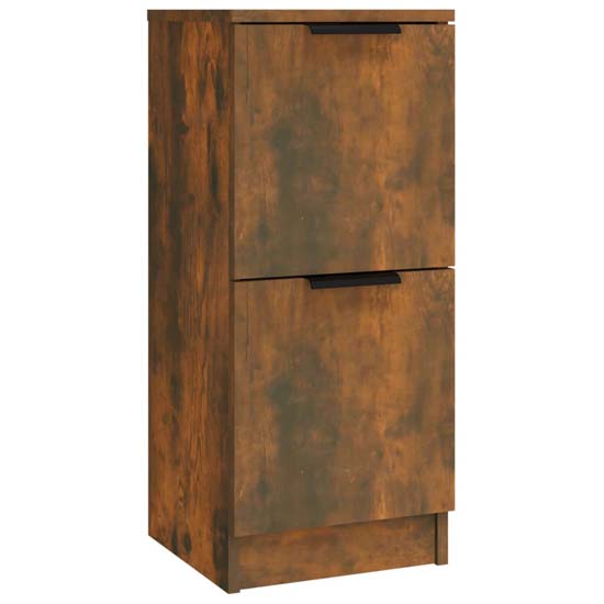 Krefeld Wooden Sideboard With 6 Doors In Smoked Oak