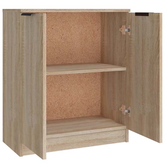 Krefeld Wooden Sideboard With 6 Doors In Sonoma Oak
