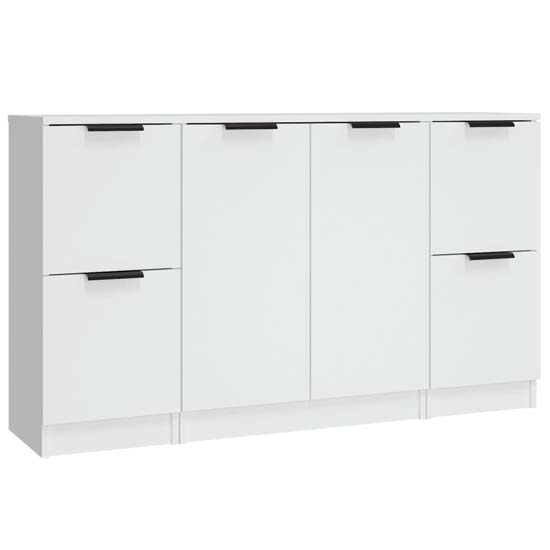 Krefeld Wooden Sideboard With 6 Doors In White