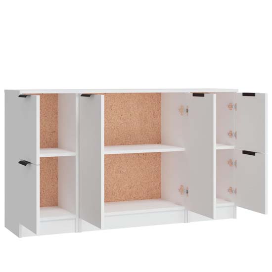 Krefeld Wooden Sideboard With 6 Doors In White