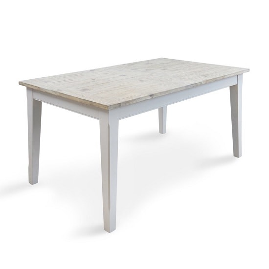 Read more about Krista wooden extendable dining table rectangular in grey