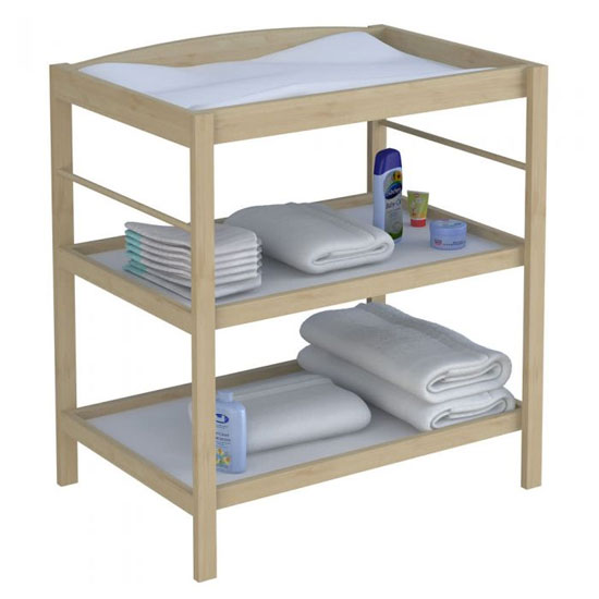 Kudl Kids Wooden Changing Table In Natural FiF
