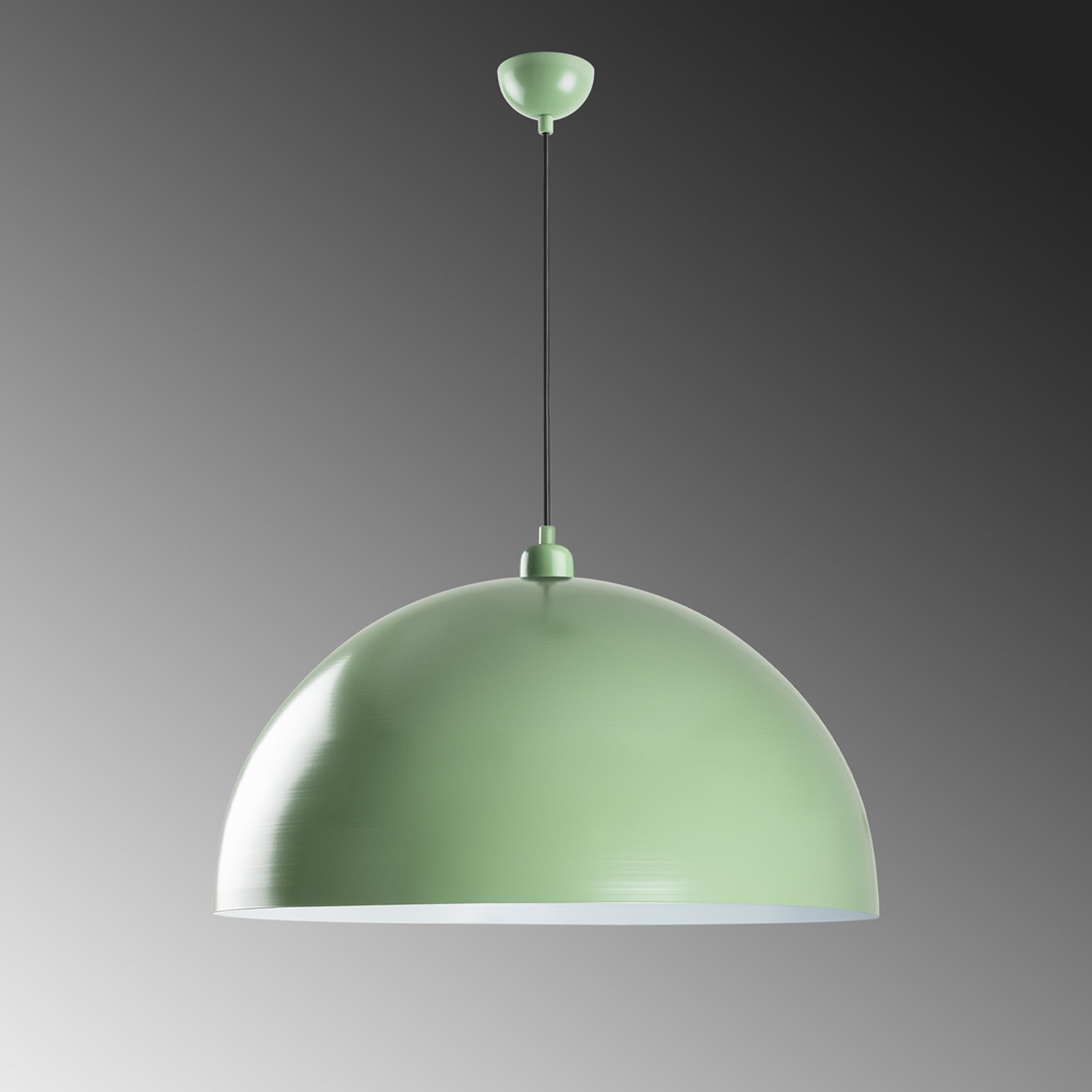Kure Large Metal Ceiling Pendant Light in Mint