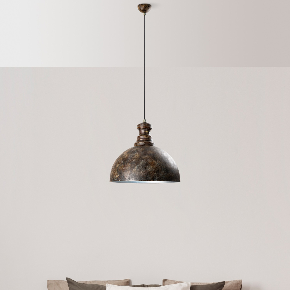 Kure Metal Vintage Ceiling Pendant Light in Antiquation