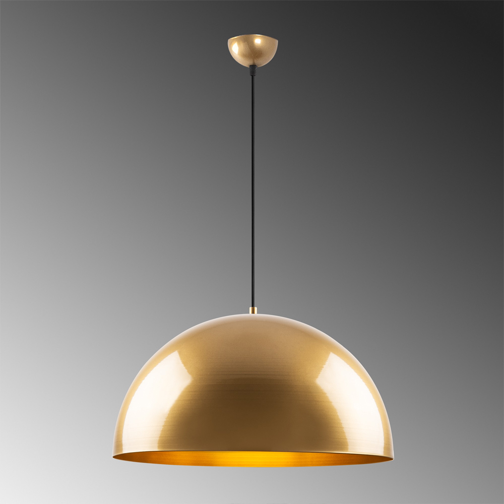 Kure Small Metal Ceiling Pendant Light in Gold
