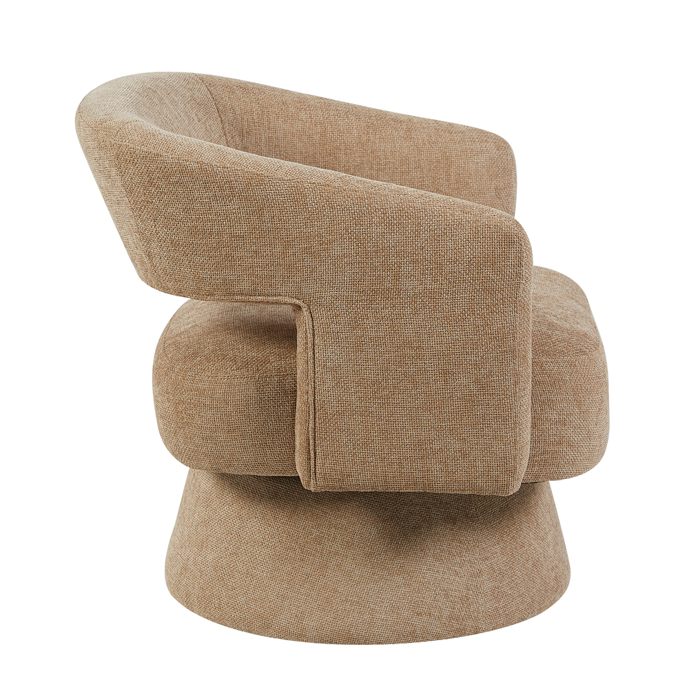 Kynel Fabric Accent Chair in Oatmeal